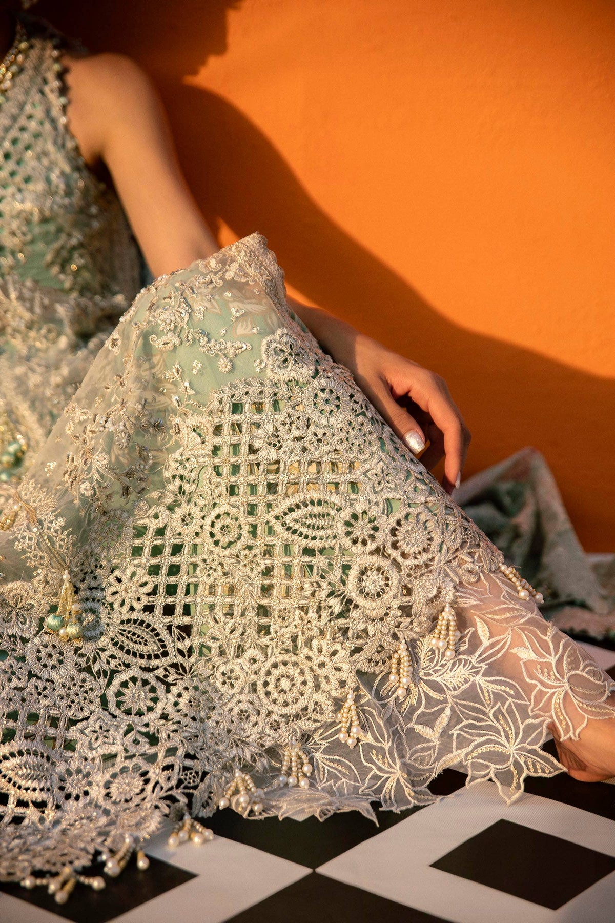 Sana Safinaz | Nura Festive 24 | N241-007-3CV - Wedding Dress - Maria Faisal