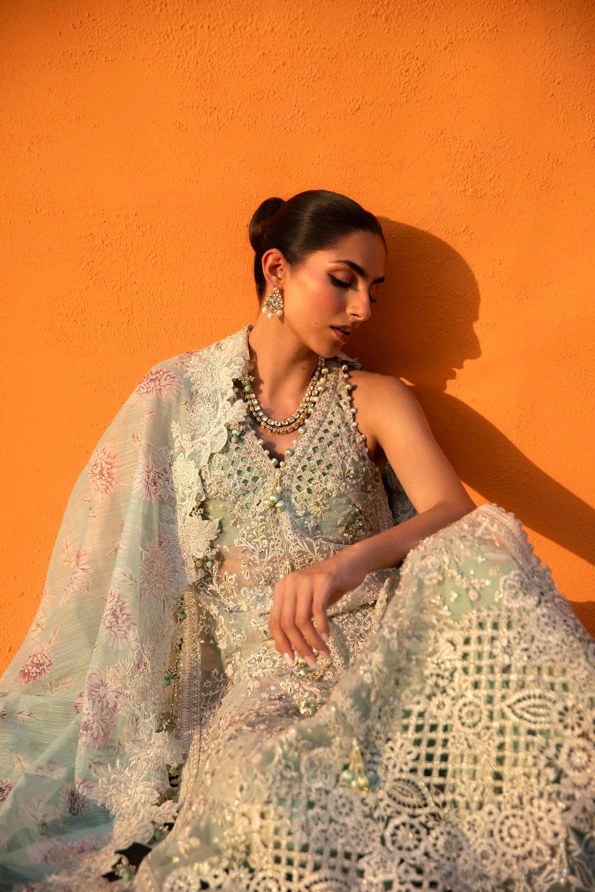 Sana Safinaz | Nura Festive 24 | N241-007-3CV - Wedding Dress - Maria Faisal