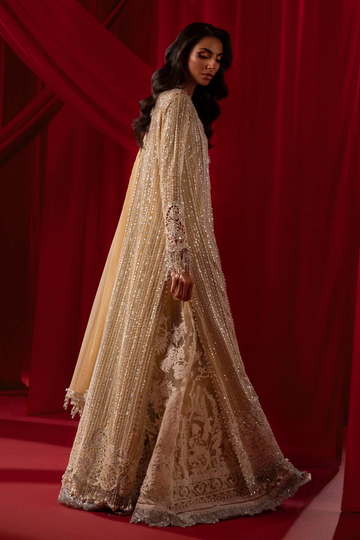Sana Safinaz | Nura Festive 24 | N241-008-3CJ - Wedding Dress - Maria Faisal