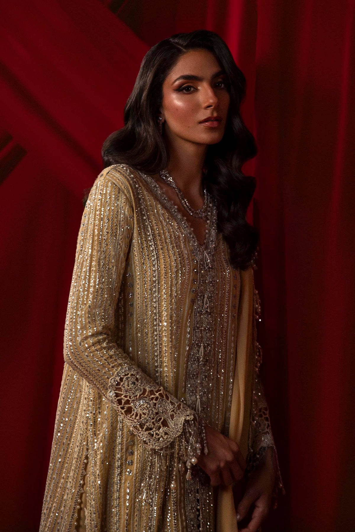 Sana Safinaz | Nura Festive 24 | N241-008-3CJ - Wedding Dress - Maria Faisal