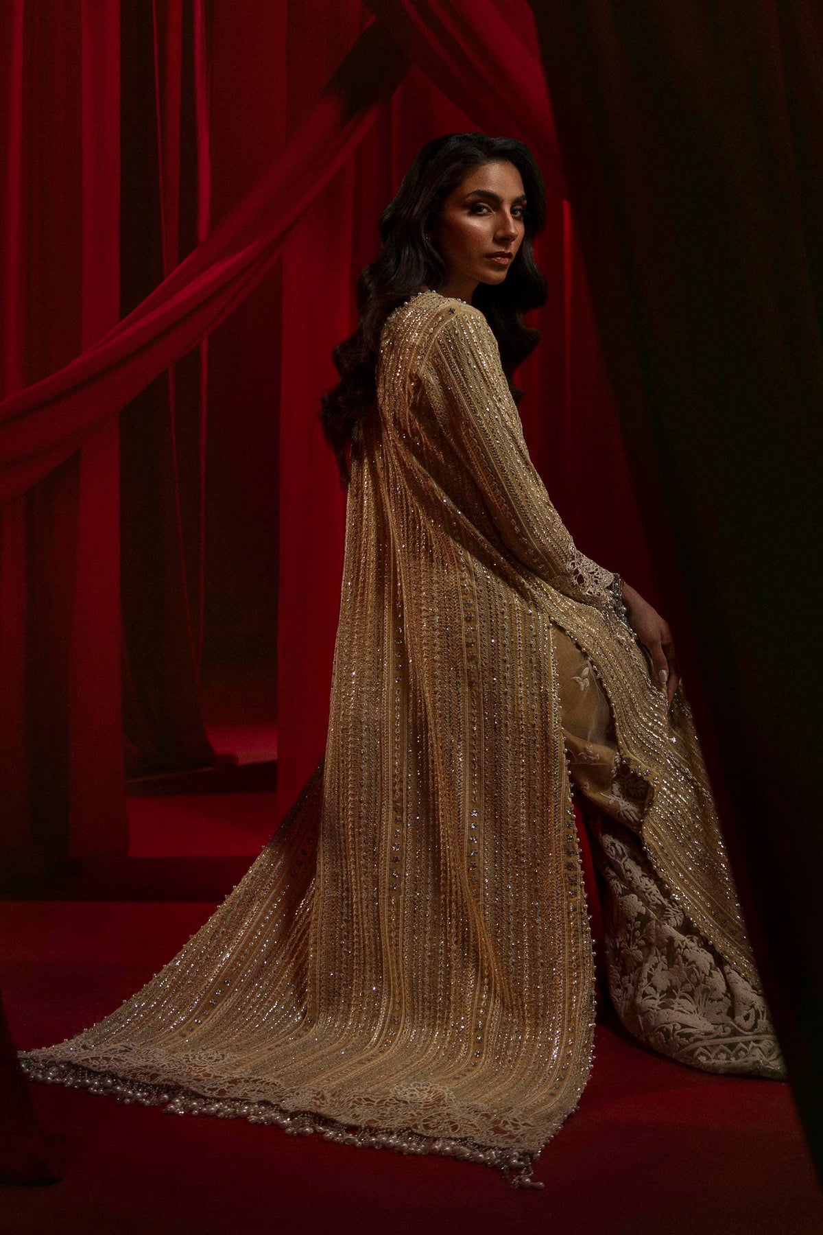 Sana Safinaz | Nura Festive 24 | N241-008-3CJ - Wedding Dress - Maria Faisal