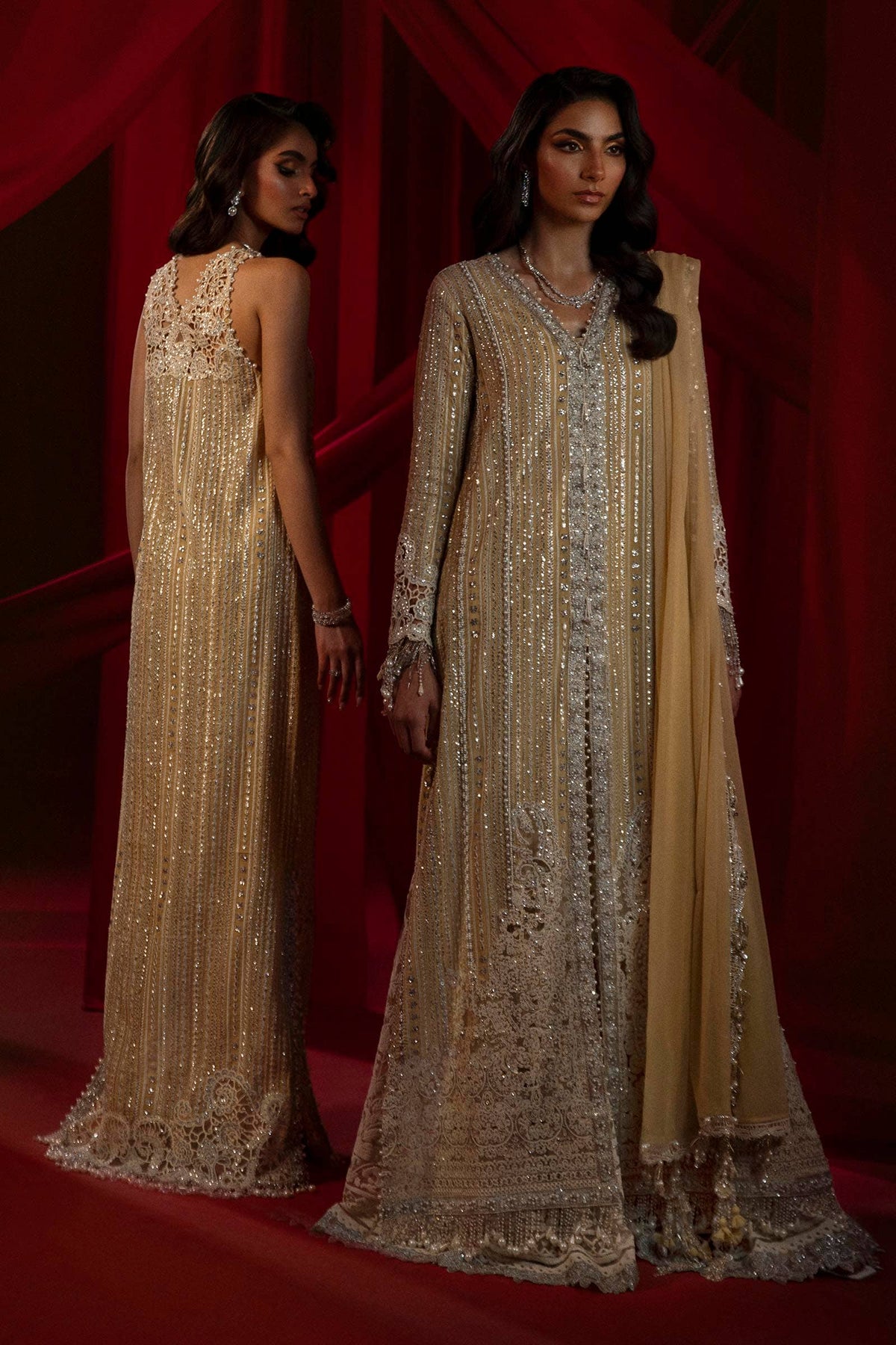 Sana Safinaz | Nura Festive 24 | N241-008-3CJ - Wedding Dress - Maria Faisal