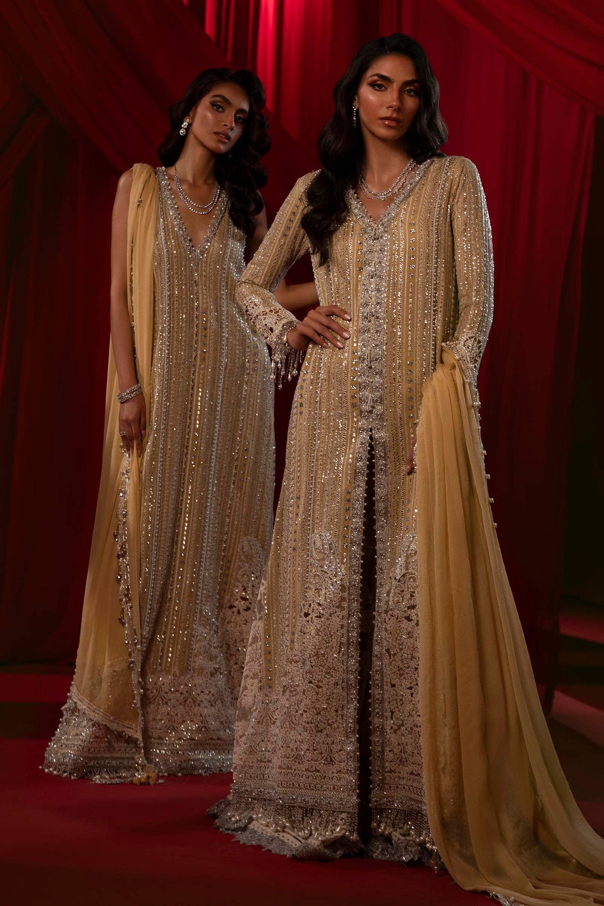 Sana Safinaz | Nura Festive 24 | N241-008-3CJ - Wedding Dress - Maria Faisal