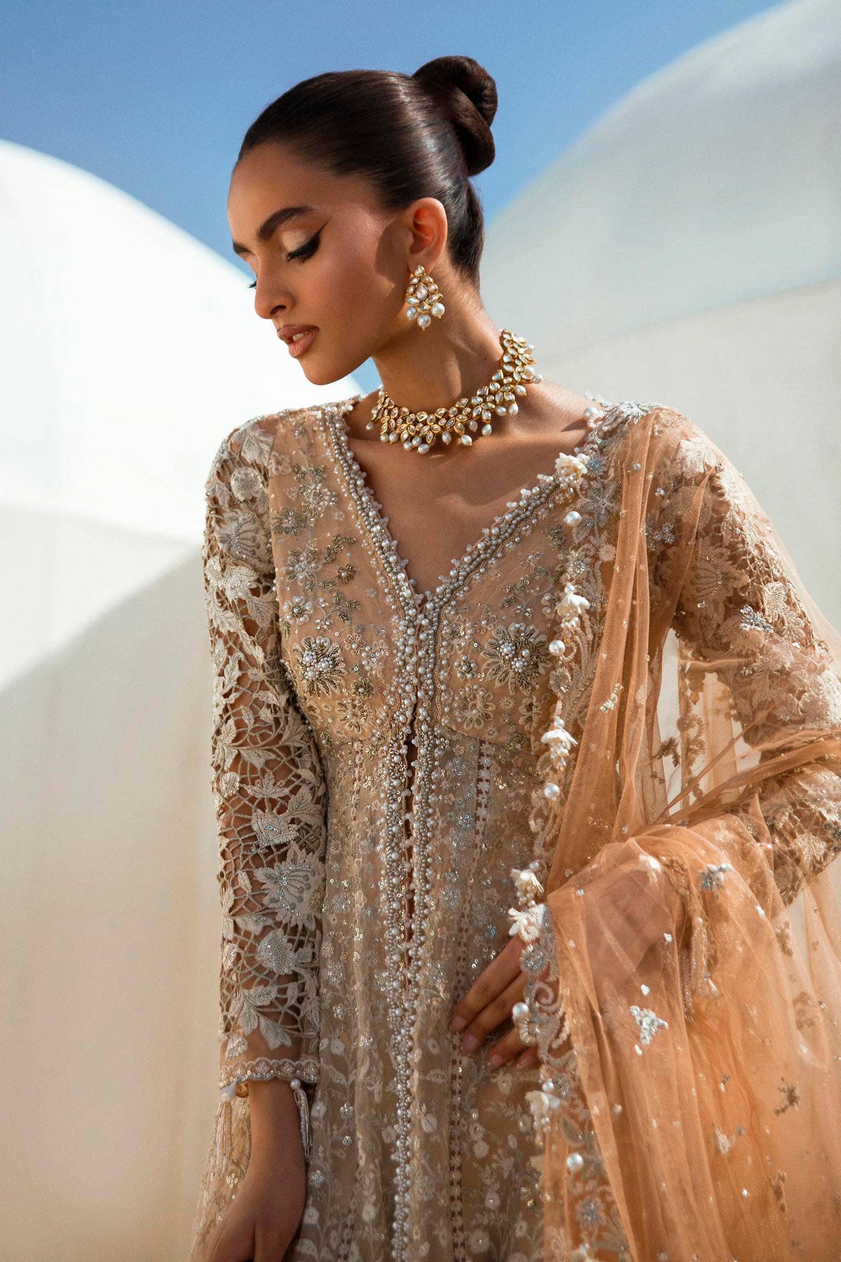 Sana Safinaz | Nura Festive 24 | N241-002-3CT - Wedding Dress - Maria Faisal