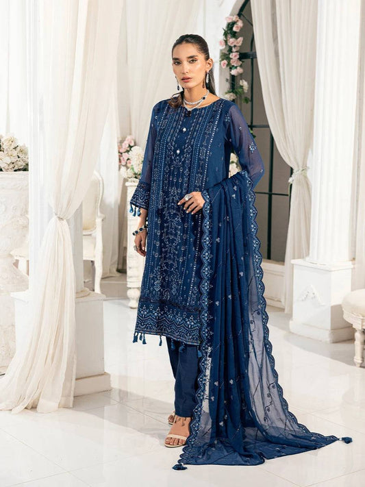 Salitex | Signature Festive Chiffon | CH035 by Maria Faisal - Registered Vendor of : Salitex - type : Ladies Clothes - 100% original wedding dresses