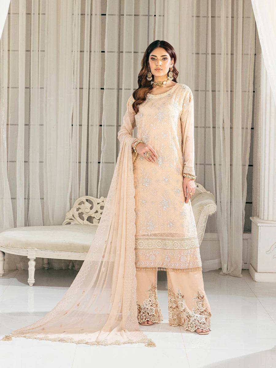 Salitex | Signature Festive Chiffon | CH039 by Maria Faisal - Registered Vendor of : Salitex - type : Ladies Clothes - 100% original wedding dresses