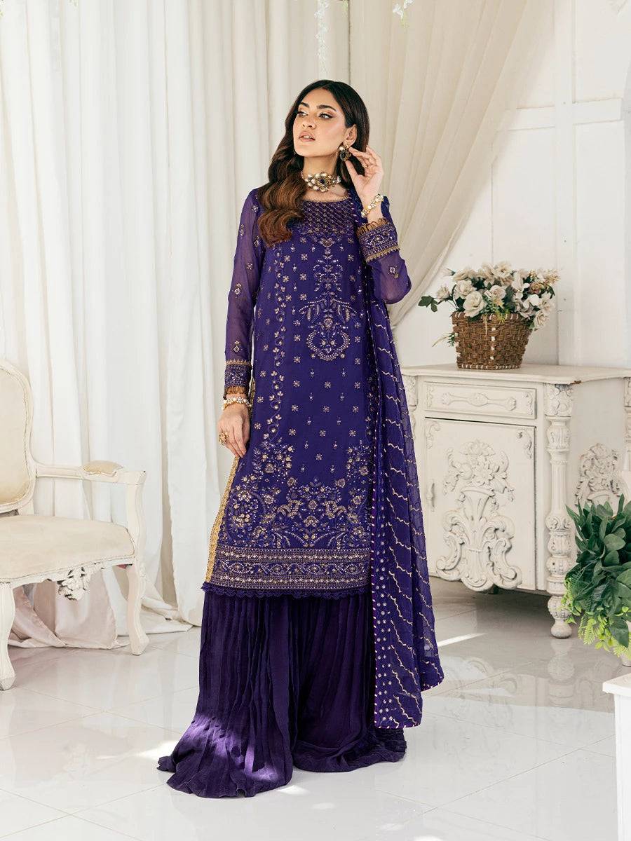 Salitex | Signature Festive Chiffon | CH046 by Maria Faisal - Registered Vendor of : Salitex - type : Ladies Clothes - 100% original wedding dresses