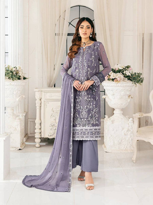 Salitex | Signature Festive Chiffon | CH047 by Maria Faisal - Registered Vendor of : Salitex - type : Ladies Clothes - 100% original wedding dresses