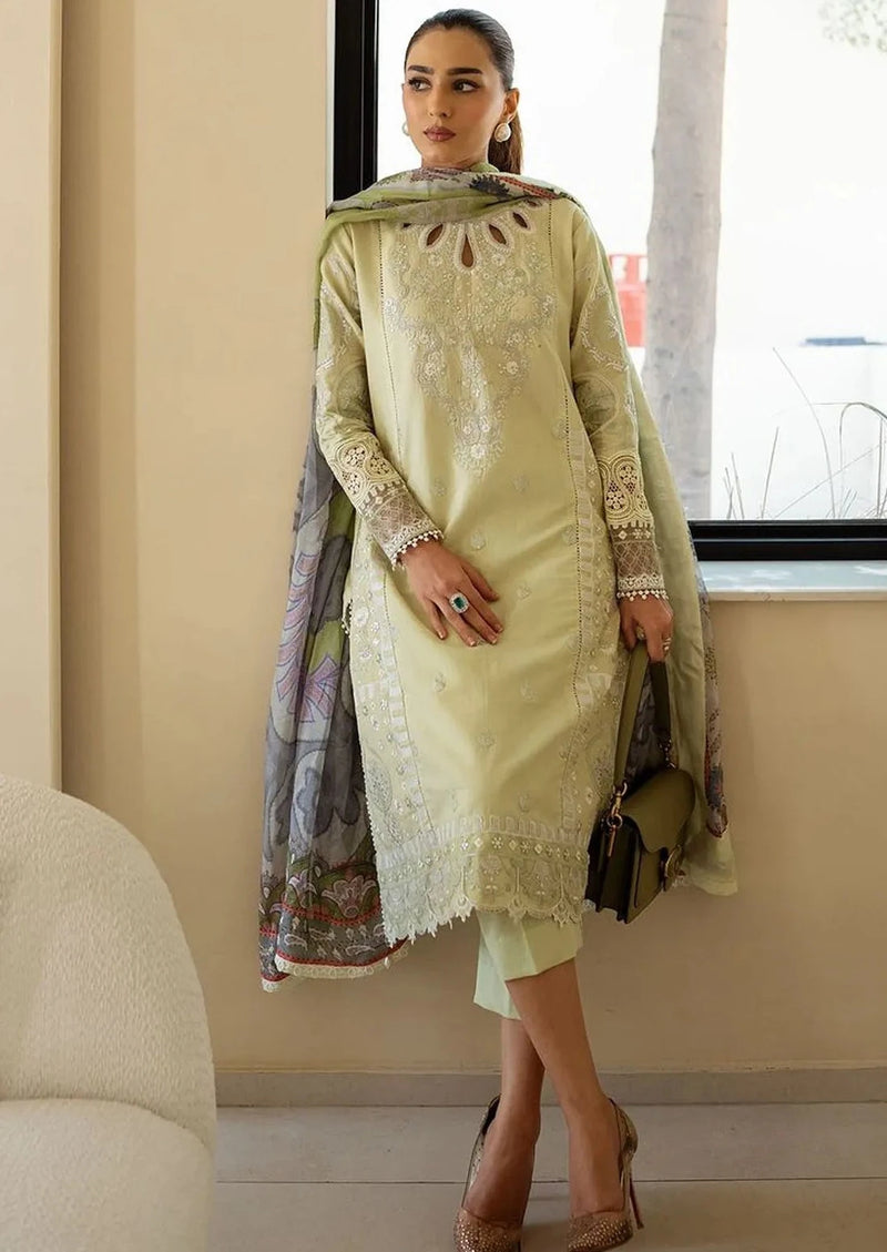 Sadaf Fawad Khan | Lawn 24 | Gina (B) - Designer Dress with Intricate embroidery and embellishments. Shop elegent wedding dress at Maria Faisal.