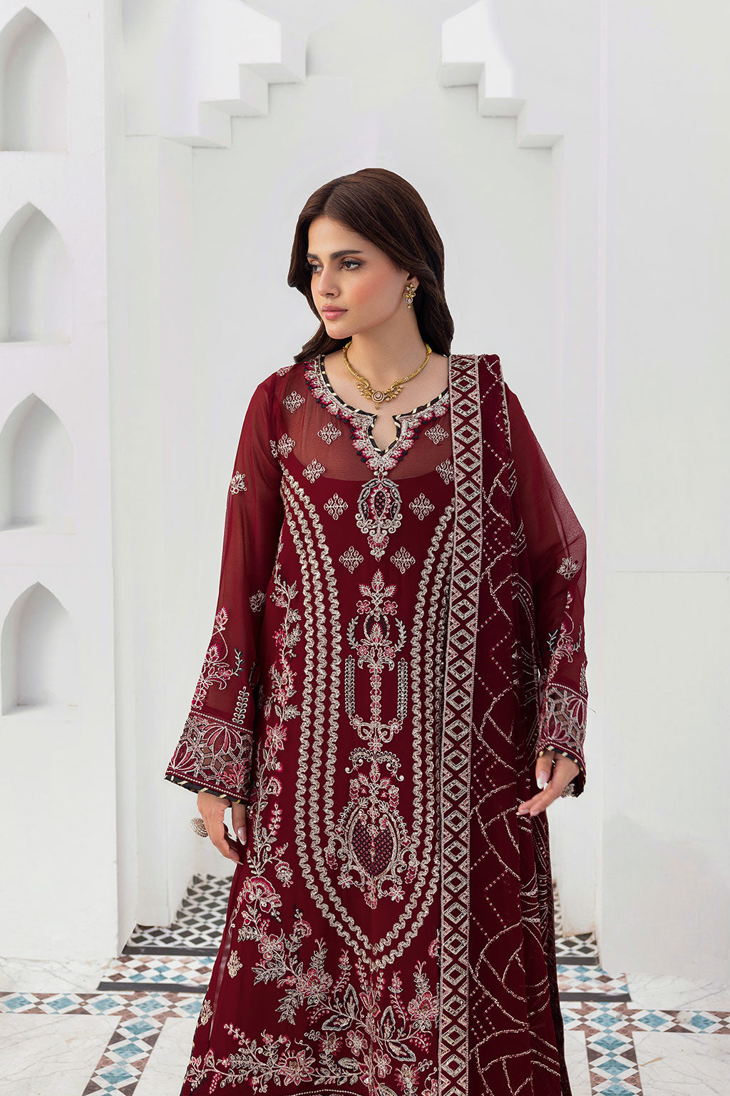 Ramsha | Sonehri Collection | BB-301 - Formal Dress - available at Maria Faisal in UK and USA.