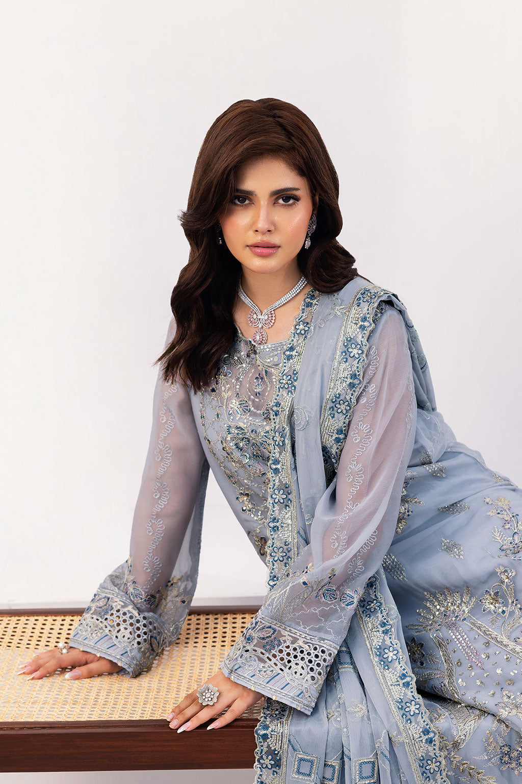 Ramsha | Sonehri Collection | BB-308 - Formal Dress - available at Maria Faisal in UK and USA.