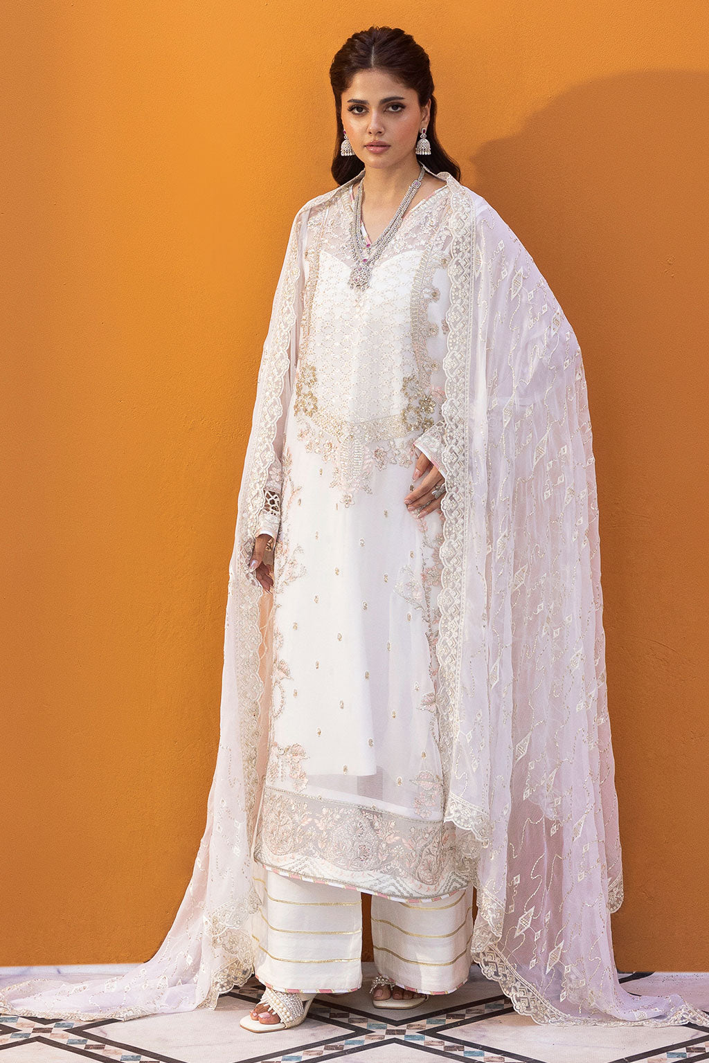 Ramsha | Sonehri Collection | BB-305 - Formal Dress - available at Maria Faisal in UK and USA.