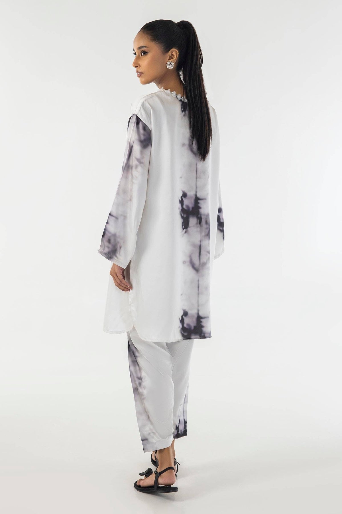 Sana Safinaz | Silk Tunics | SS24STP121P2T by Maria Faisal - Registered Vendor of : Sana Safinaz - type : Ladies Clothes - 100% original wedding dresses