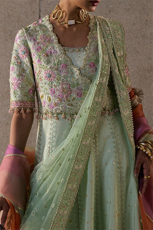 Suffuse | Freeshia Rtw 25 | Aymara - Formal Dress - available at Maria Faisal in UK and USA.