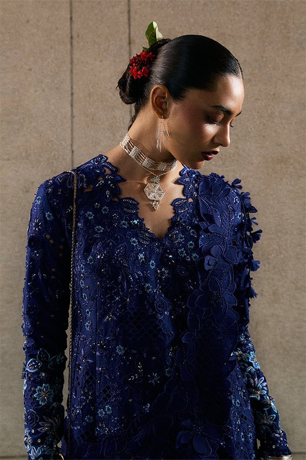 Suffuse | Freeshia Rtw 25 | Freyssa - Formal Dress - available at Maria Faisal in UK and USA.