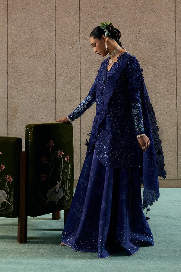 Suffuse | Freeshia Rtw 25 | Freyssa - Formal Dress - available at Maria Faisal in UK and USA.