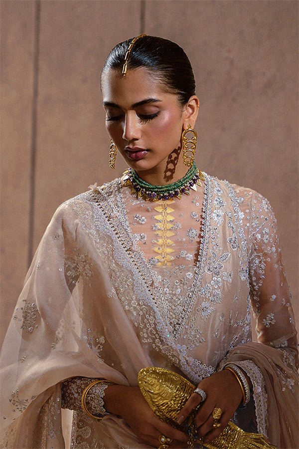 Suffuse | Freeshia Rtw 25 | Ismira - Formal Dress - available at Maria Faisal in UK and USA.