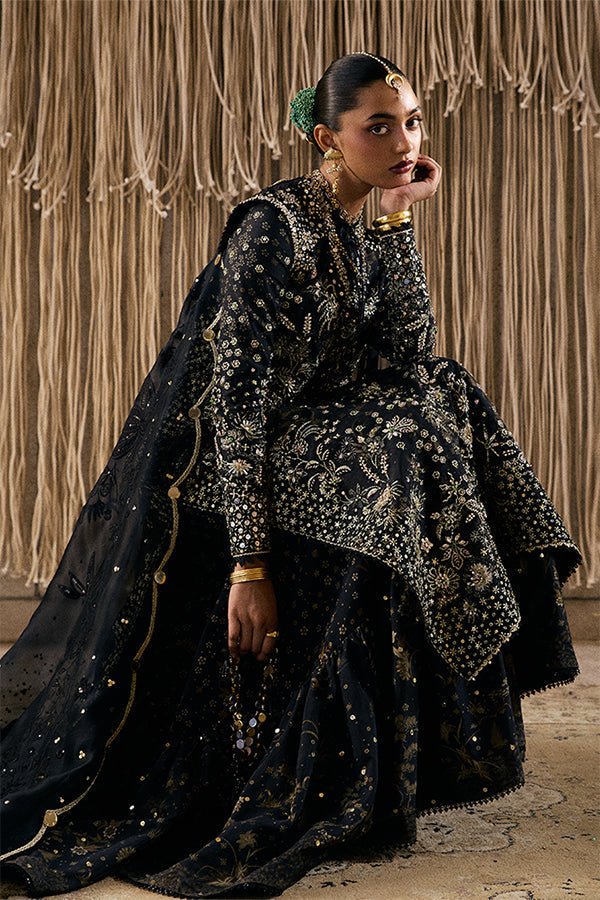 Suffuse | Freeshia Rtw 25 | Kiaray - Formal Dress - available at Maria Faisal in UK and USA.