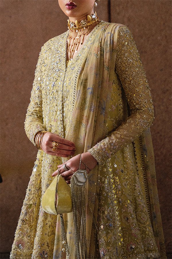 Suffuse | Freeshia Rtw 25 | Merivah - Formal Dress - available at Maria Faisal in UK and USA.
