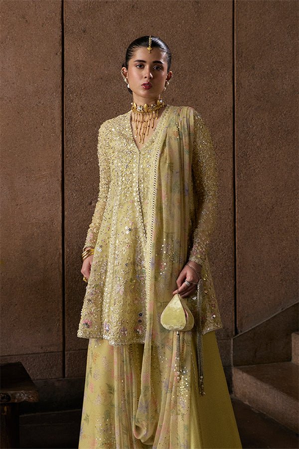 Suffuse | Freeshia Rtw 25 | Merivah - Formal Dress - available at Maria Faisal in UK and USA.