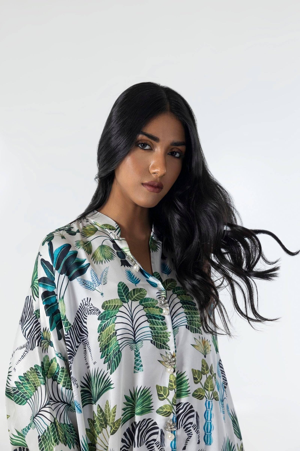 Sana Safinaz | Silk Tunics | SX24STP190P2T by Maria Faisal - Registered Vendor of : Sana Safinaz - type : Ladies Clothes - 100% original wedding dresses