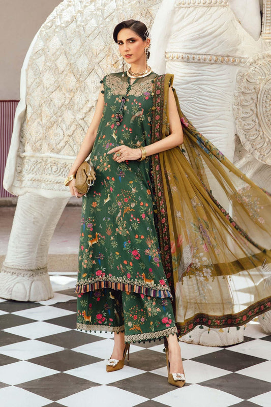 Maria B | M Prints Winter 25 | MPT-2707-B - Casual Dress - available at Maria Faisal in UK and USA.
