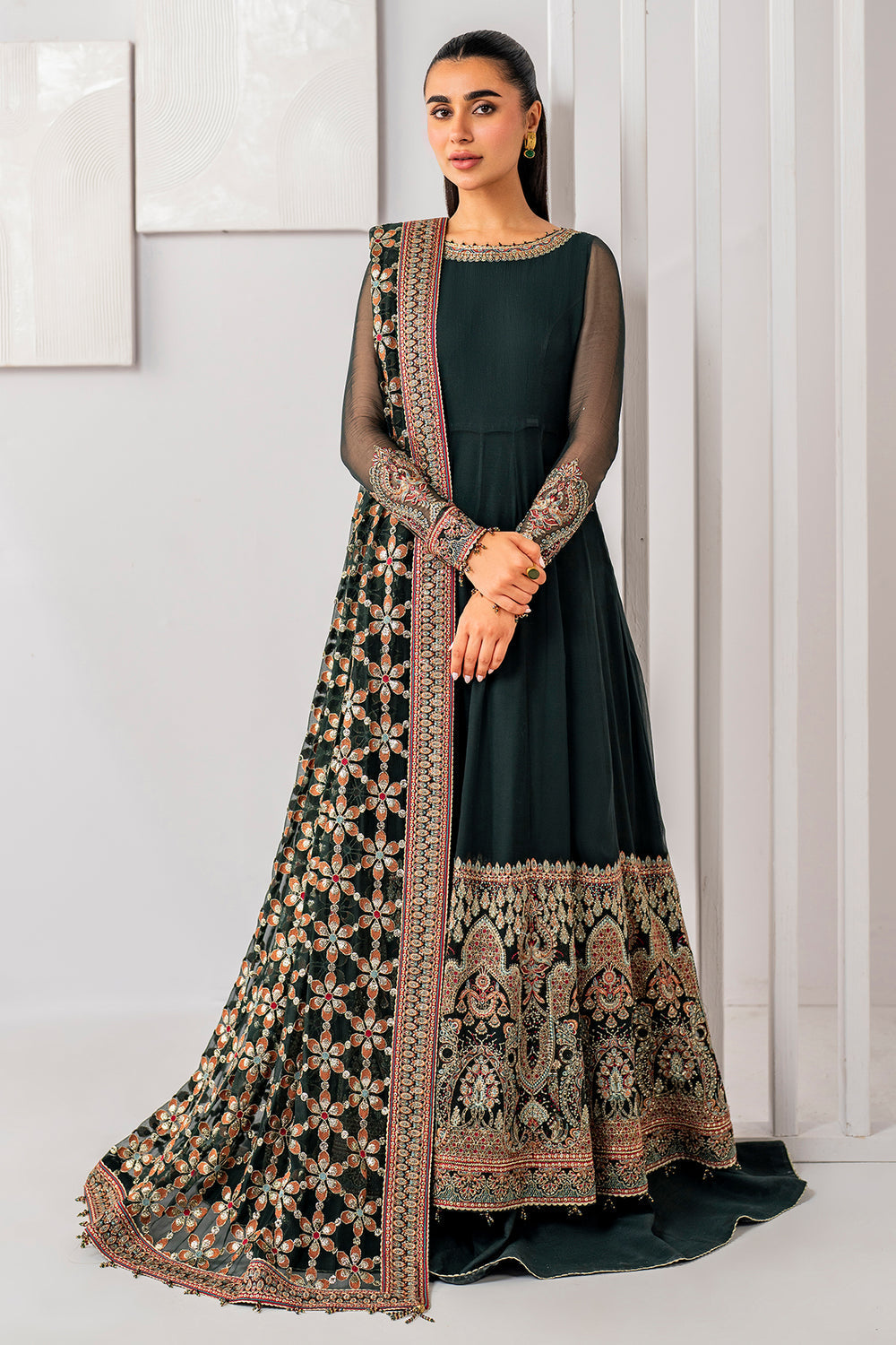 Jazmin | Formals Collection | CHIFFON UC-3053 - Ladies Clothes - Maria Faisal