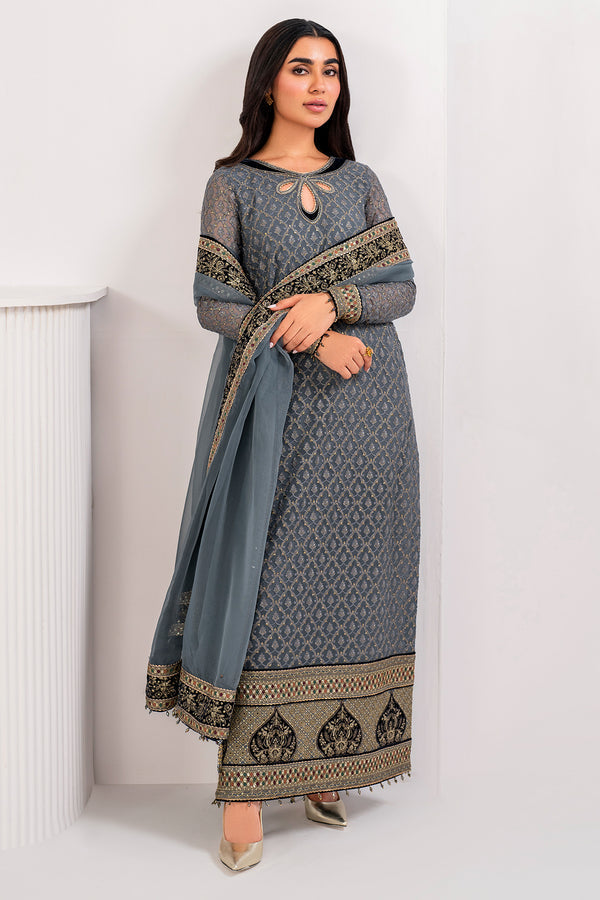 Jazmin | Formals Collection | CHIFFON UC-3058 - Ladies Clothes - Maria Faisal