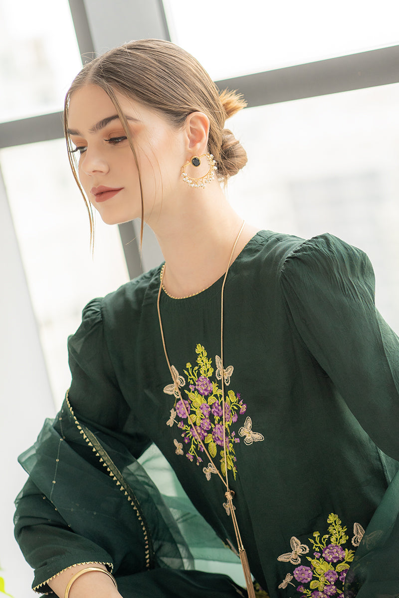 Ego | Diva Premium | EMERALD 3 PIECE - Luxury - Maria Faisal