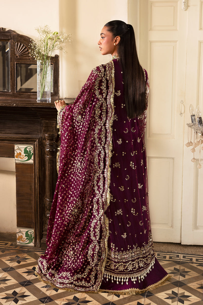 Afrozeh | Dastangoi 25 | Gildentide - Wedding Dress - available at Maria Faisal in UK and USA.