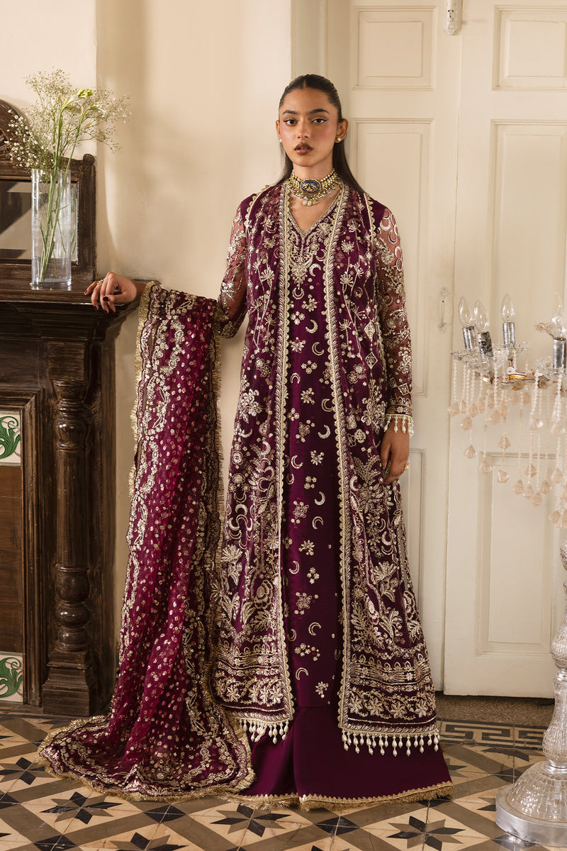 Afrozeh | Dastangoi 25 | Gildentide - Wedding Dress - available at Maria Faisal in UK and USA.