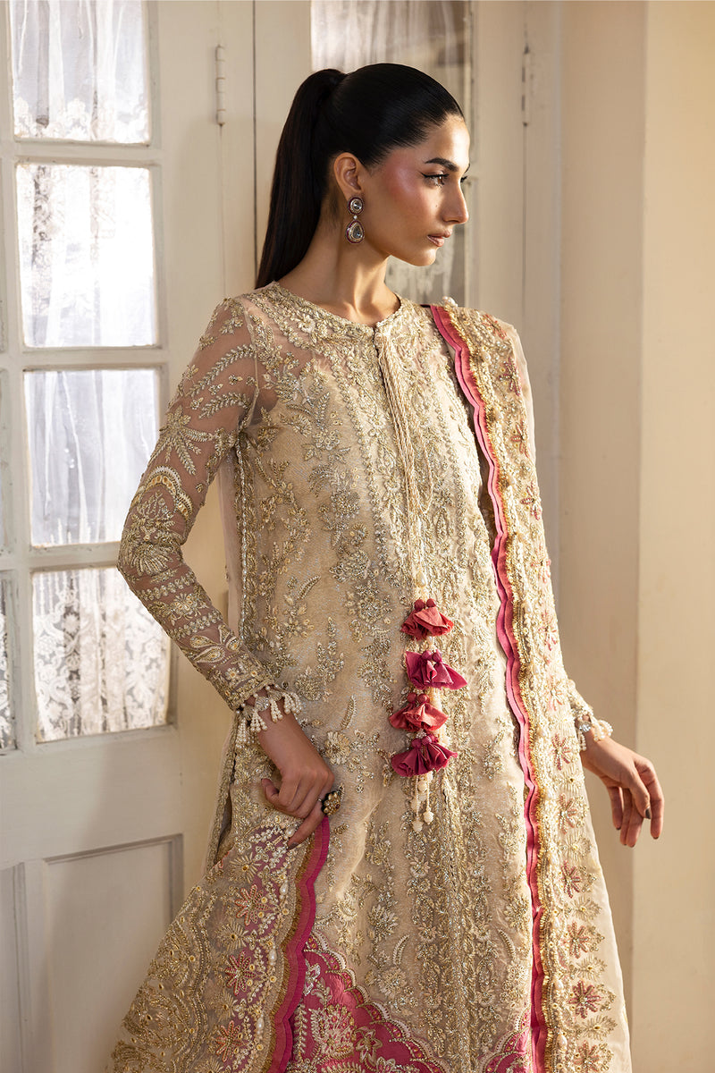 Afrozeh | Dastangoi 25 | Silkdawn - Wedding Dress - available at Maria Faisal in UK and USA.