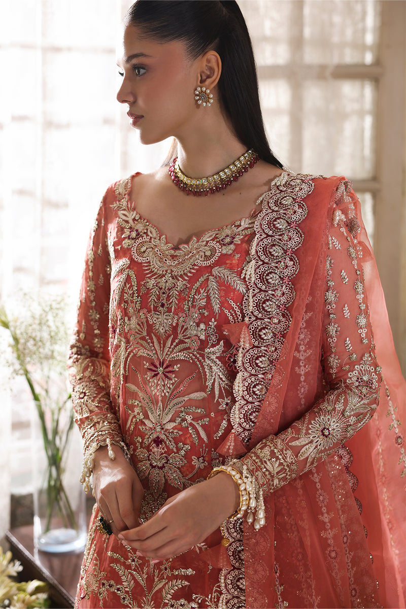 Afrozeh | Dastangoi 25 | Serenight - Wedding Dress - available at Maria Faisal in UK and USA.