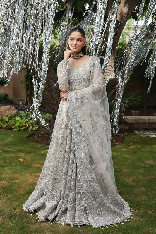 Afrozeh | Dastangoi 25 | Twilune - Wedding Dress - available at Maria Faisal in UK and USA.