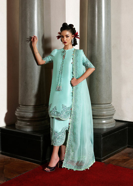 Hussain Rehar I The Scent Luxury Pret 25 I Mynt - Ladies Clothes - Maria Faisal