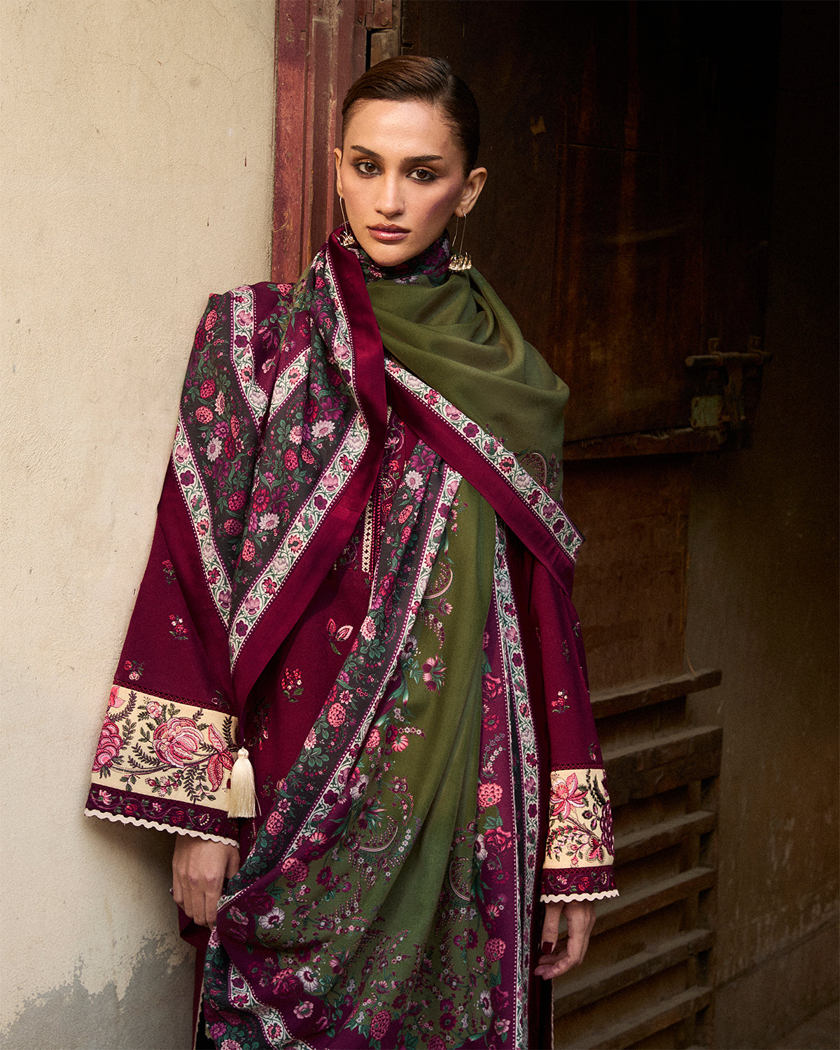 Jugnu | Karandi 25 | Tiran - Luxury Dress - available at Maria Faisal in UK and USA.