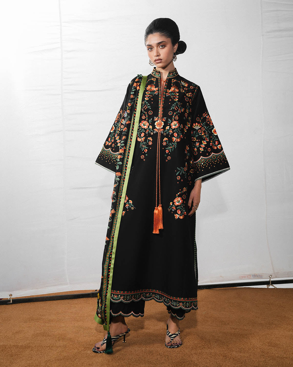 Jugnu Lahore | The Reserved View SS Edit | Bahri - Dress - available at Maria Faisal in UK and USA.