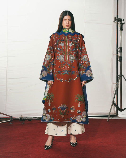 Jugnu | The Reserved View SS Edit | Tahmi - Dress - available at Maria Faisal in UK and USA.
