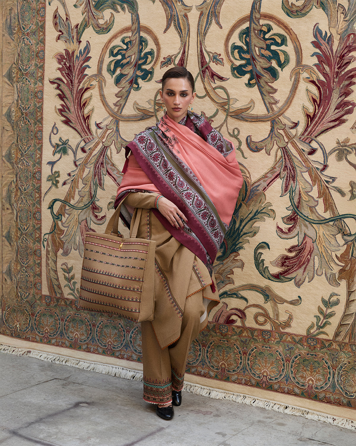 Jugnu | Karandi 25 | Dahr - Luxury Dress - available at Maria Faisal in UK and USA.