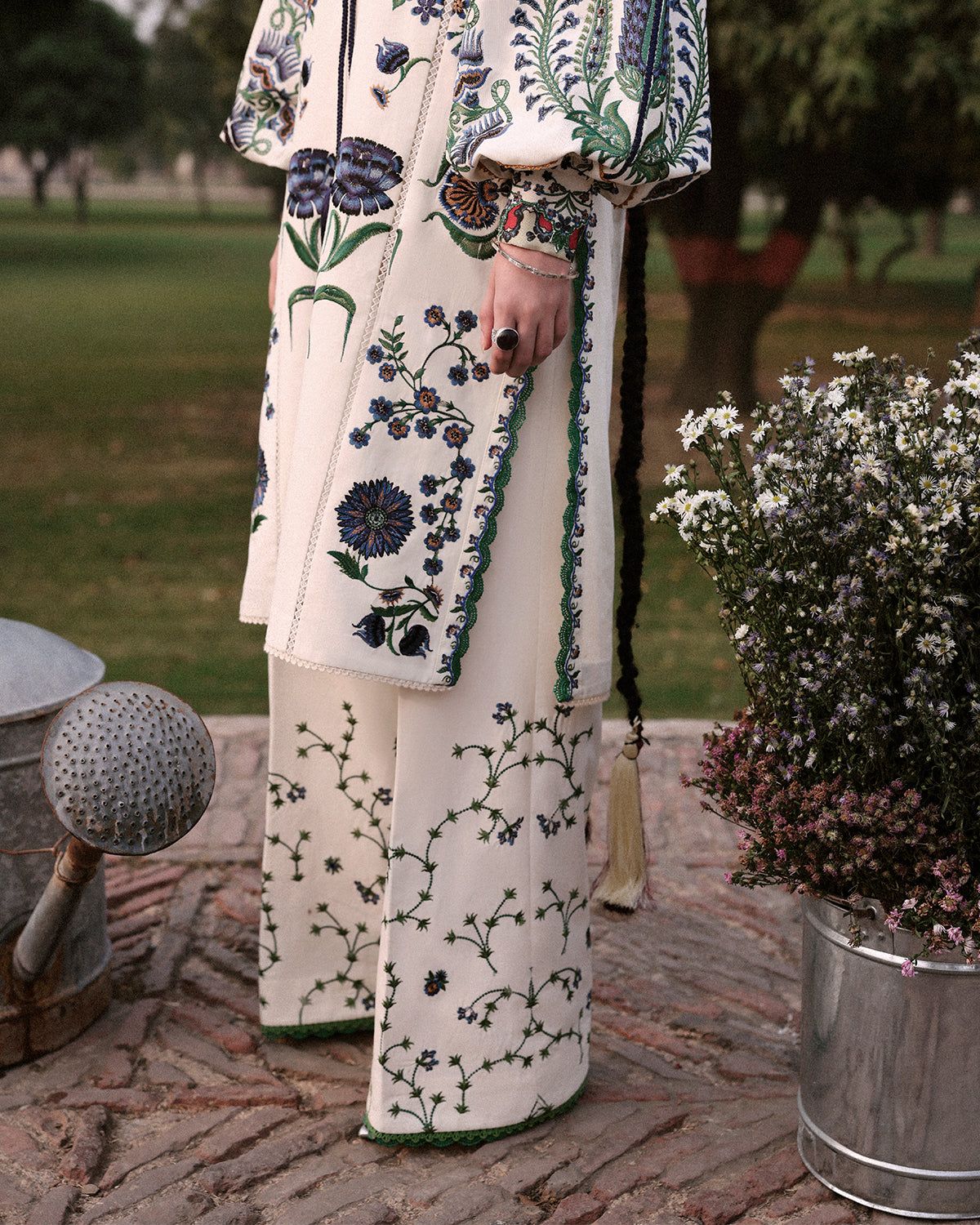 Jugnu | Khaddar 25 | Nahro - Casual Dress - available at Maria Faisal in UK and USA.