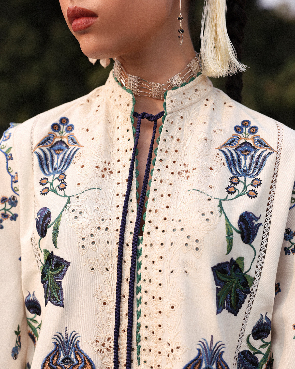 Jugnu | Khaddar 25 | Nahro - Casual Dress - available at Maria Faisal in UK and USA.