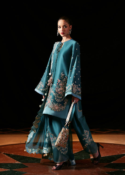 Hussain Rehar I The Scent Luxury Pret 25 I Verta - Ladies Clothes - Maria Faisal