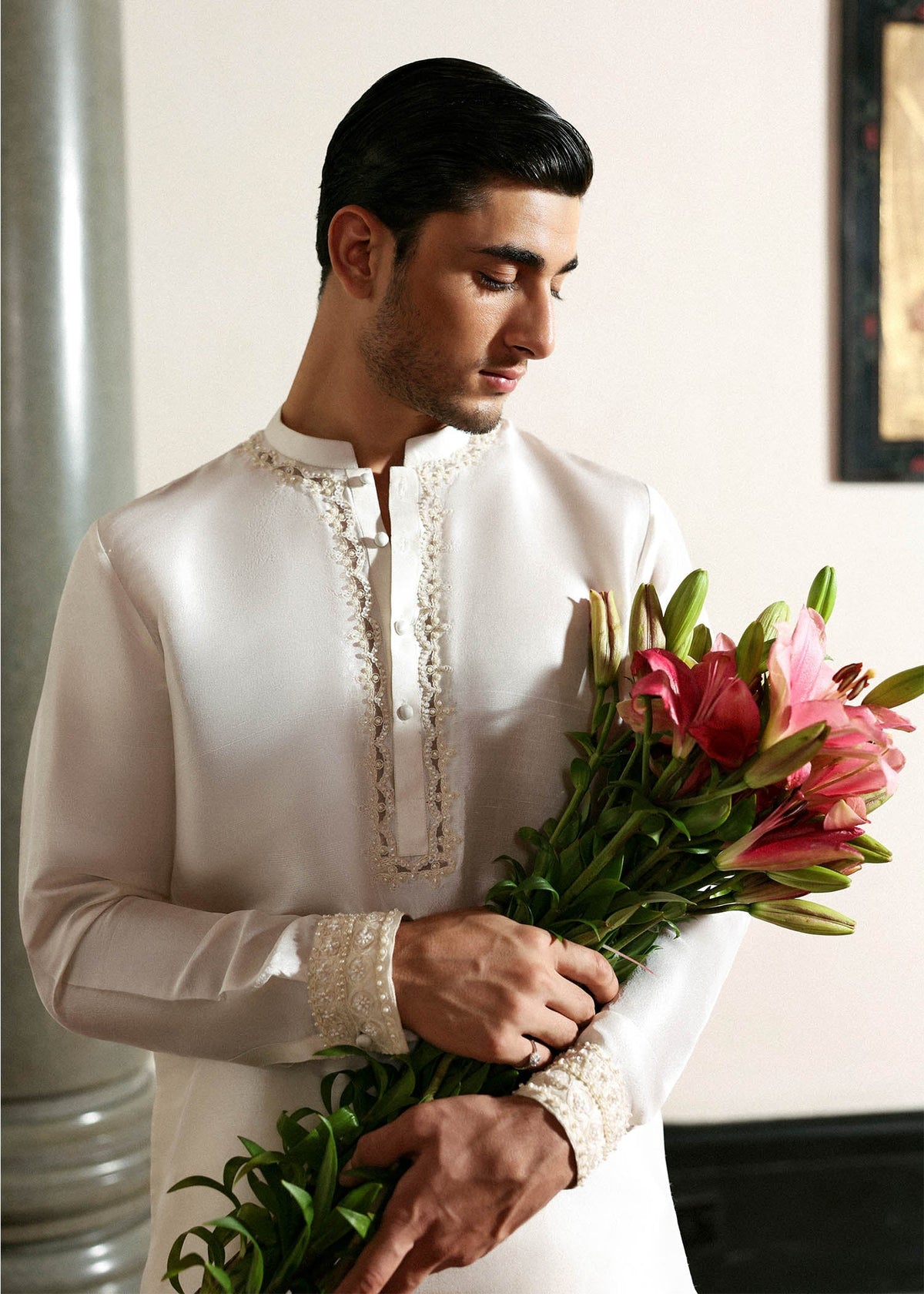 Hussain Rehar I The Scent Luxury Pret 25 I Vellin - MensWear - Maria Faisal