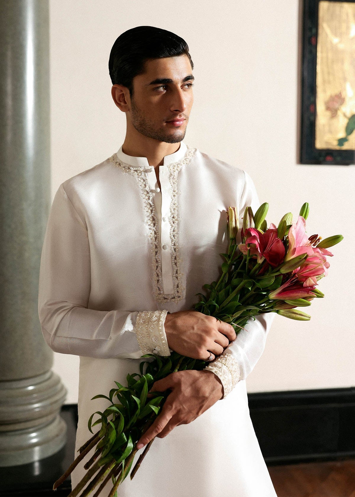 Hussain Rehar I The Scent Luxury Pret 25 I Vellin - MensWear - Maria Faisal