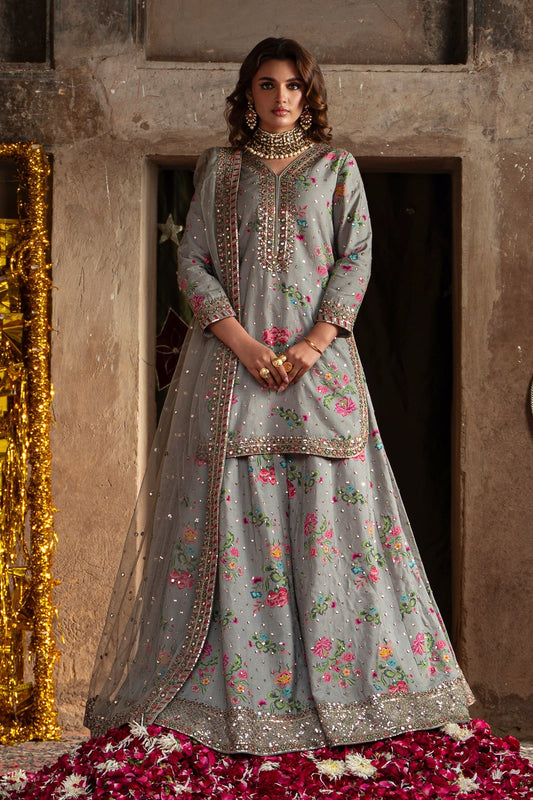 Charizma | Festive Pret  | CMA-6-149 - Dress - available at Maria Faisal in UK and USA.