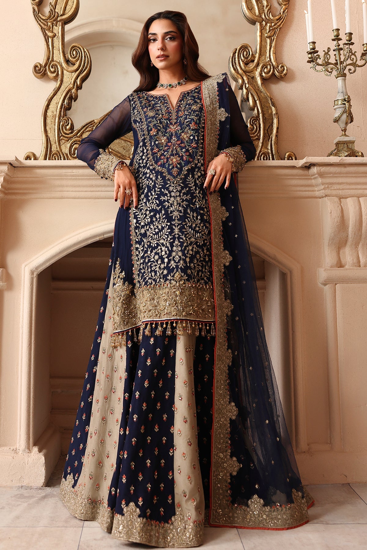 Charizma | Dastan e Jashan | DJW6-02 - Formal Dress - available at Maria Faisal in UK and USA.