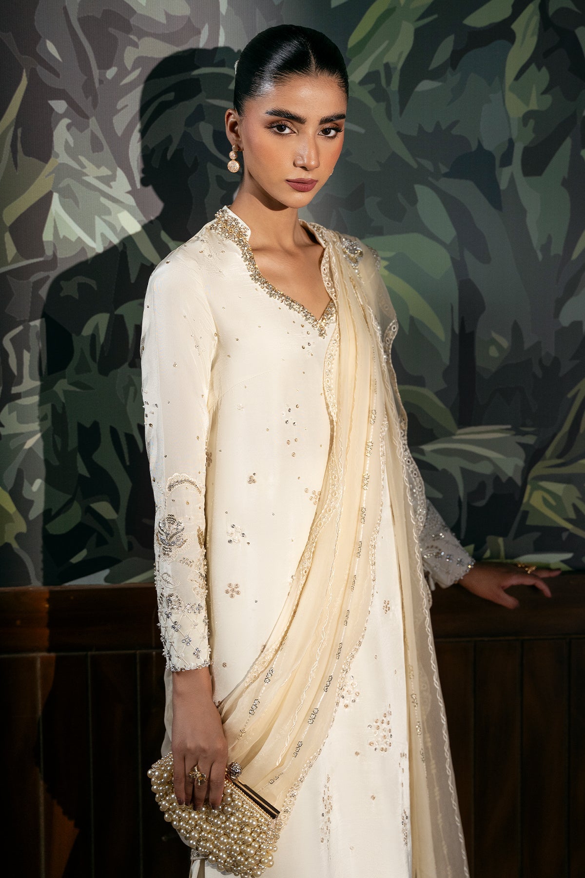 Mina Kashif | Loona Luxe Formals | Zenia - Formal Dress - available at Maria Faisal in UK and USA.