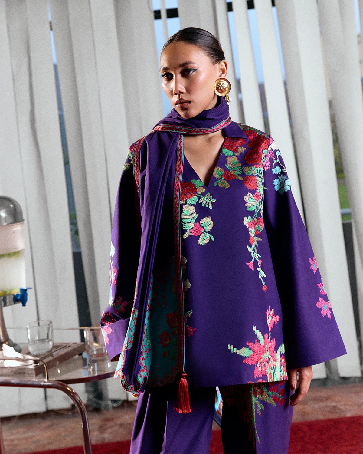 Jugnu | Summer Pret 25 | Sagnik - Scarf - Ladies Clothes - Maria Faisal