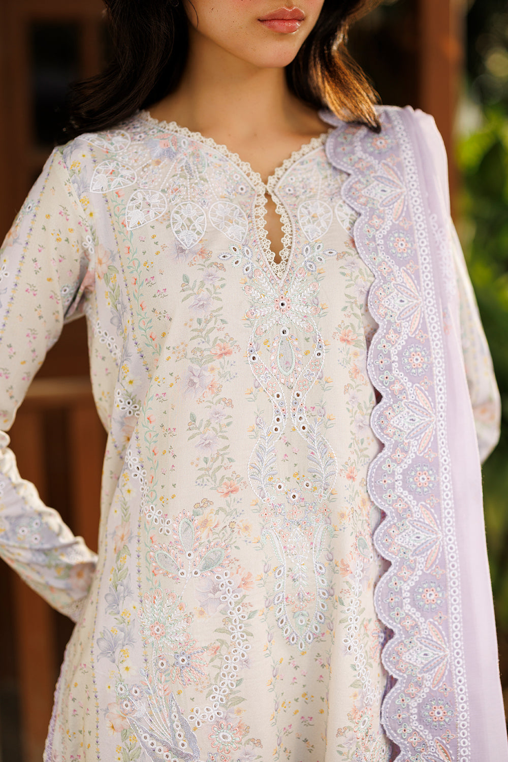 Afrozeh | Summer Together 26 | Solayne - Luxury Dress - available at Maria Faisal in UK and USA.