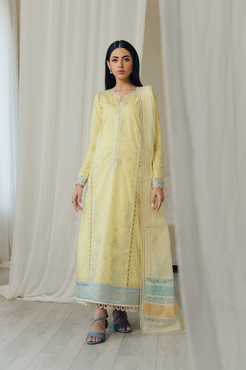 Afrozeh | Day Break 26 | Dayglow - Luxury Dress - available at Maria Faisal in UK and USA.